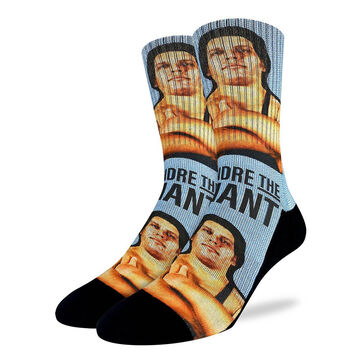 Good Luck Sock Mens Andre the Giant Arms Crossed Crew Sock