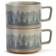 Big Sky Carvers Forest Mist Soup Mug - Set of 2