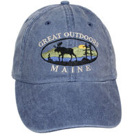 Ouray Men's Great Outdoors Moose Oval Cap