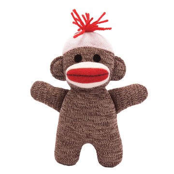 Schylling Sock Monkey Baby 7 Stuffed Toy