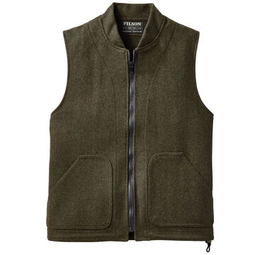 Filson Mens Mackinaw Wool Zip-In Vest Liner