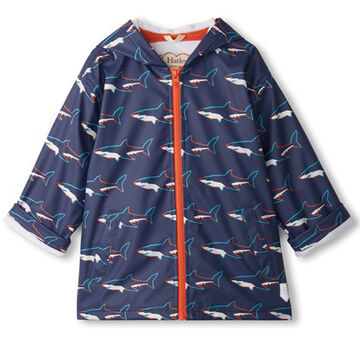 Hatley Toddler Boys Sharks Color Changing Rain Jacket