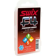 Swix F4-60W Premium Warm Rub On Glide Wax - 60g