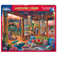 White Mountain Jigsaw Puzzle - Lakeside Cabin