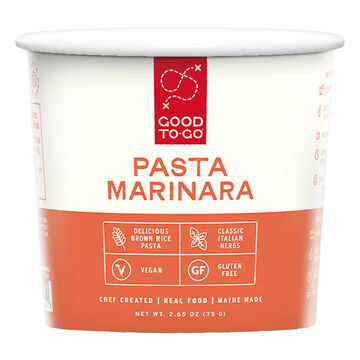 Good To-Go GF Vegan Pasta Marinara in Microwavable Cup - 1 Serving