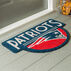 Evergreen New England Patriots Shaped Coir Doormat