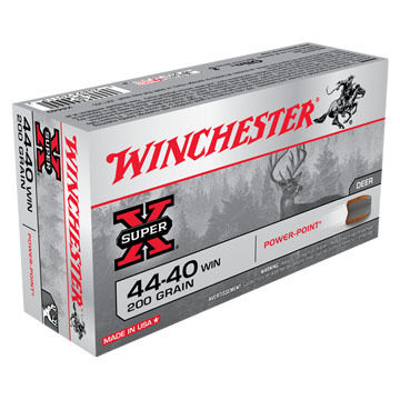 Winchester Super-X 44-40 Winchester 200 Grain Power-Point Rifle Ammo (50)