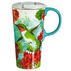 Evergreen Trio Birds Ceramic Travel Cup w/ Lid
