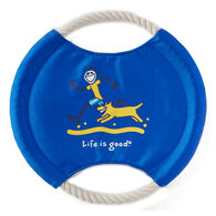 Life is Good Jake & Rocket Rope Disc Dog Toy