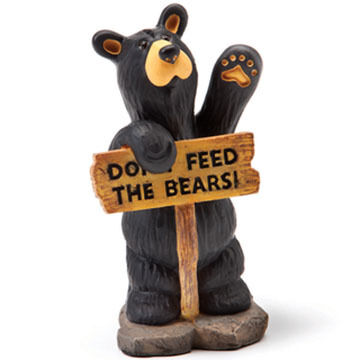 Big Sky Carvers Dont Feed The Bears Mini Figurine
