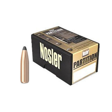 Nosler Partition 6mm 100 Grain .243 Spitzer Point Rifle Bullet (50)