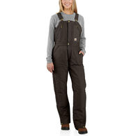 Carhartt Women's Loose Fit Washed Duck Insulated Biberall