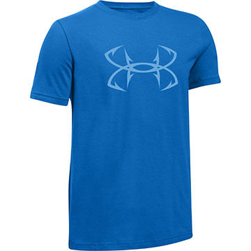 Under Armour Boys' UA Fish Hook Logo Short-Sleeve T-Shirt