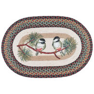 Capitol Earth Chickadee Oval Patch Rug