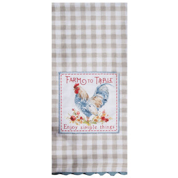 Kay Dee Designs Countryside Rooster Tea Towel