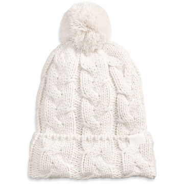 The North Face Womens Cable Minna Pom Beanie