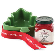 Stonewall Kitchen Red Pepper Jelly Tree Ramekin Gift Set