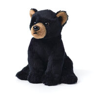 DEMDACO Black Bear Beanbag Stuffed Animal