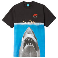Dark Seas Men's Jaws Movie Poster Stock Short-Sleeve T-Shirt
