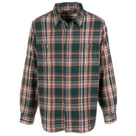 Schott NYC Men's Plaid Cotton Flannel Long-Sleeve Shirt, 2/pk