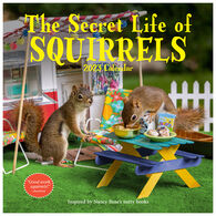 The Secret Life of Squirrels 2023 Wall Calendar by Nancy Rose