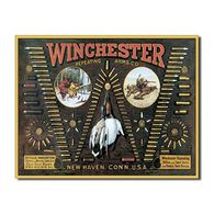 Desperate Enterprises Winchester Bullet Board Tin Sign
