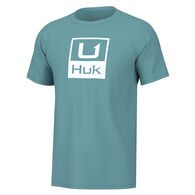 Huk Men's Stacked Logo Short-Sleeve T-Shirt