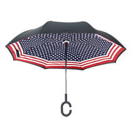 Calla Products Women's US Flag Topsy Turvy Umbrella