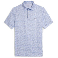 Vineyard Vines Men's Printed Sankaty Polo Button-Up Short-Sleeve Shirt
