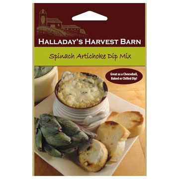 Halladays Harvest Barn Spinach Artichoke Dip Mix