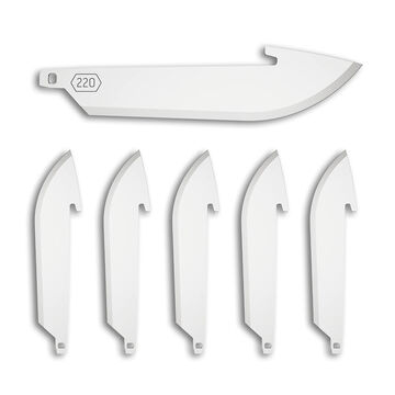 Outdoor Edge RazorSafe System 2.2 Drop Point Replacement Blade - 6 Pk.