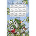 Kay Dee Designs 2024 Birdhouses Calendar Towel