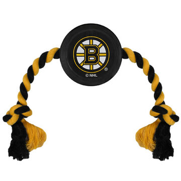 Pets First Boston Bruins Hockey Puck Dog Toy