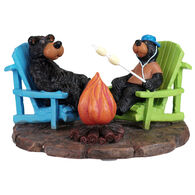 Wilcor Willie Bear and Willie Jr. Fireside Figurine