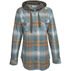 Canyon Guide Womens Addalee Hooded Flannel Long-Sleeve Shirt