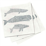 Rockflowerpaper Whale Paper Cocktail Napkins