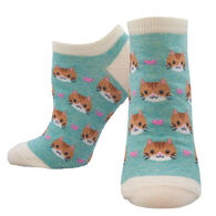 Socksmith Design Women's Hearty Kitty Ankle Sock