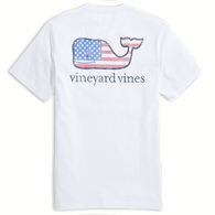 Vineyard Vines Men's Flag Whale Pocket Short-Sleeve Shirt