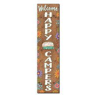 My Word! Welcome - Happy Campers Stand-Out Tall Sign