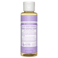 Dr. Bronners Lavender Pure-Castile Liquid Soap - 4 oz.