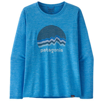 Patagonia Womens Capilene Cool Daily Graphic Long-Sleeve T-Shirt