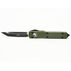 Microtech Ultratech Single Edge Black Blade / OD Handle OTF Automatic Knife