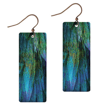 Illustrated Lights DC Designs Rectangle Earring