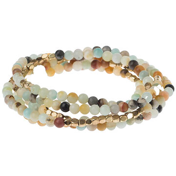 Scout Curated Wears Womens Stone Wrap Amazonite - Stone of Courage Necklace/Bracelet