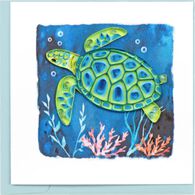 Quilling Card Sea Turtle Greeting Card