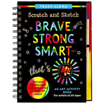 Scratch & Sketch Brave, Strong, Smart - Thats Me Trace-Along Art Activity Book