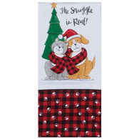Kay Dee Designs Cuddle Weather Snuggle is Real Dual Purpose Terry Towel