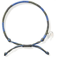 4ocean Men's & Women's Guatemala Infinity Wrapped Blue/Green Braided Bracelet