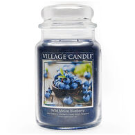 Village Candle Large Glass Jar Candle - Wild Maine Blueberry