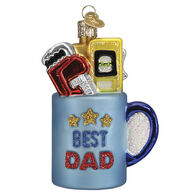 Old World Christmas Best Dad Mug Ornament